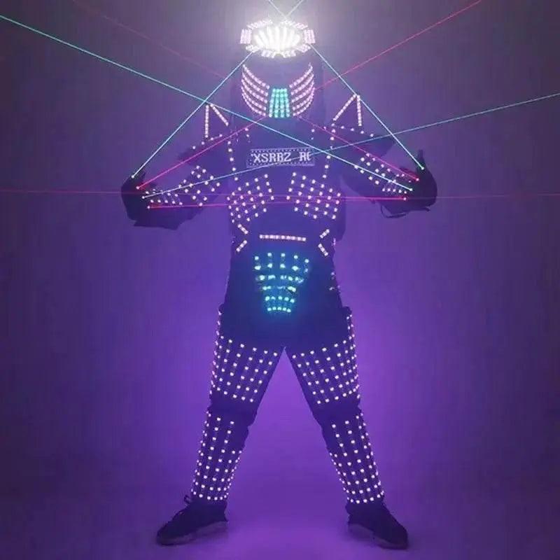  Cosplay Robot Suit Costume Stage Dance LED Light Show Jacket -  ToylandEU™