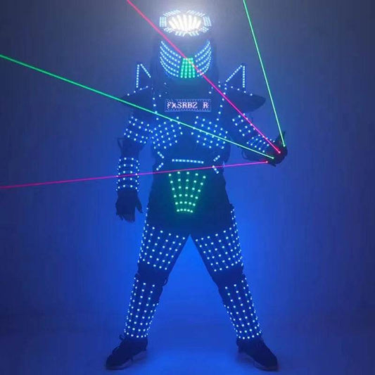 Cosplay Robot Suit Costume Stage Dance LED Light Show Jacket - ToylandEU