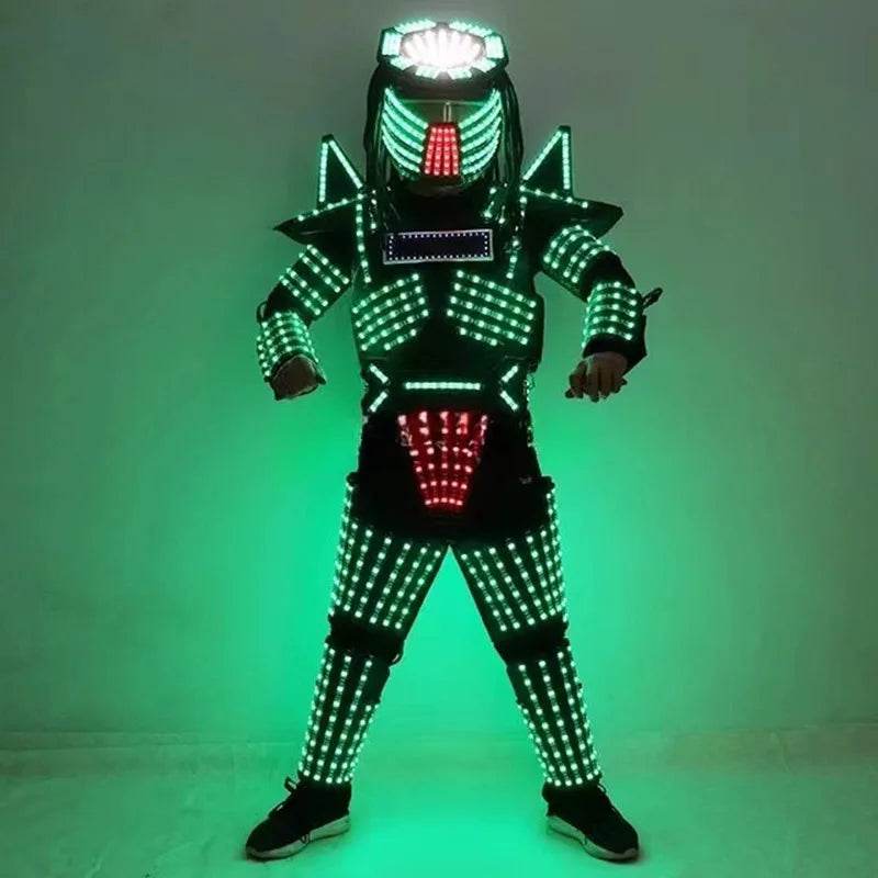 Cosplay Robot Suit Costume Stage Dance LED Light Show Jacket - ToylandEU