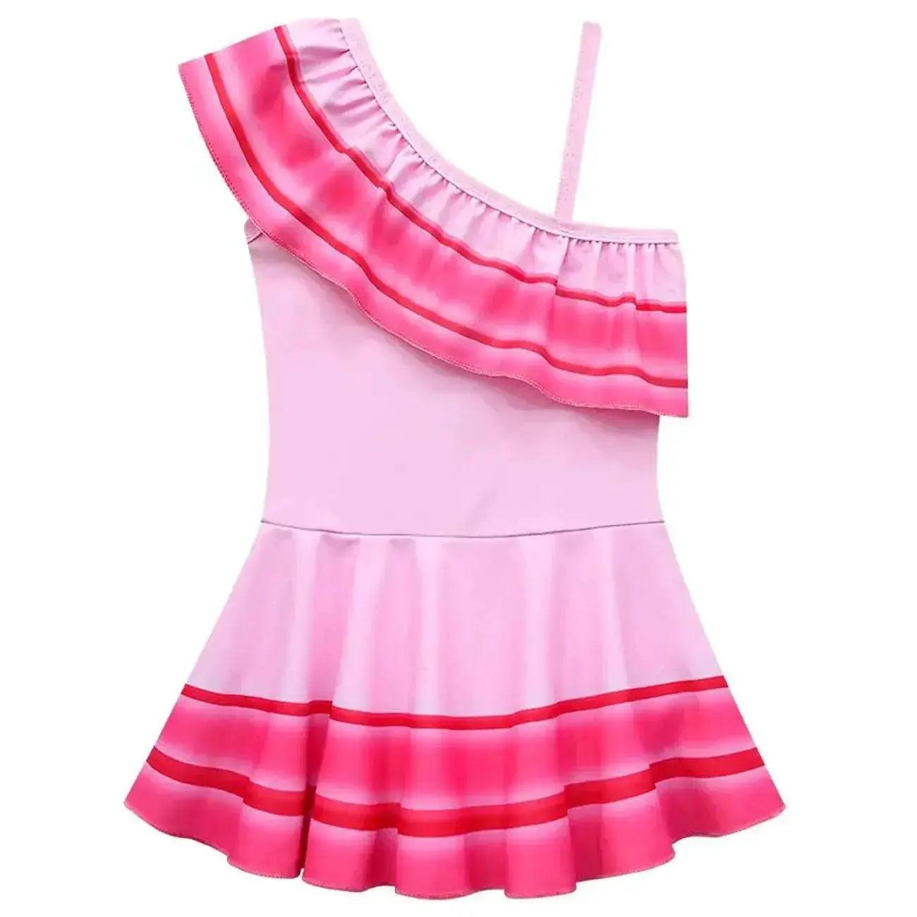  Cossky Girls' Princess Peach Cosplay Swim Dress - Perfect Swimwear for Halloween & Carnivals -  ToylandEU™