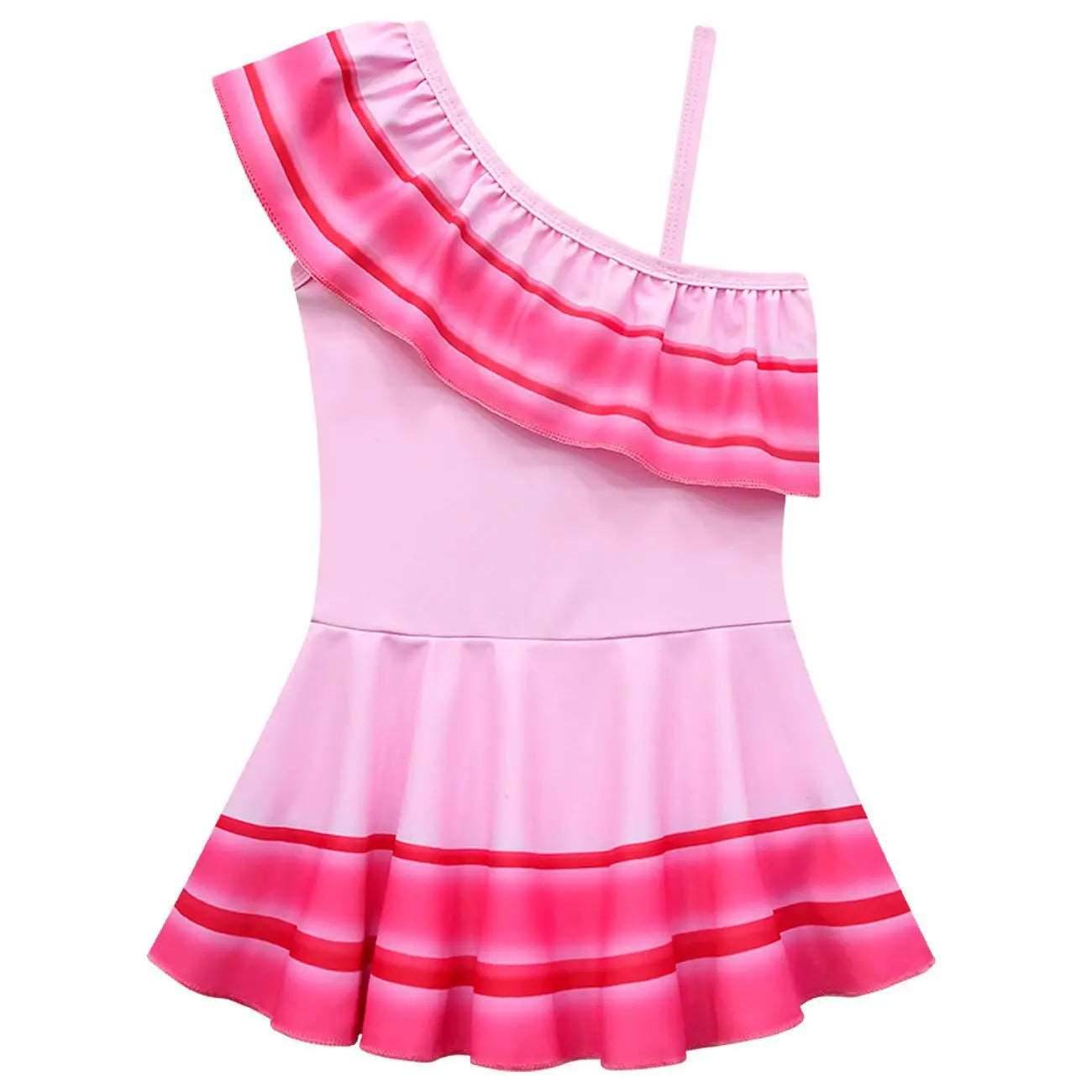 Cossky Girls' Princess Peach Cosplay Swim Dress - Perfect Swimwear for Halloween & Carnivals - ToylandEU