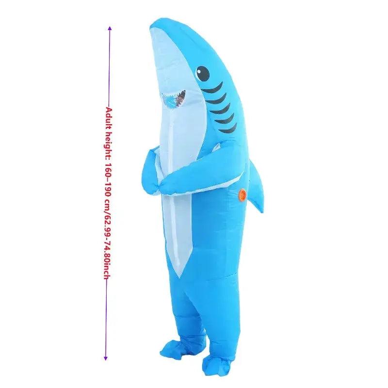  Adult Blue Shark Inflatable Costume For Halloween Fun -  ToylandEU™