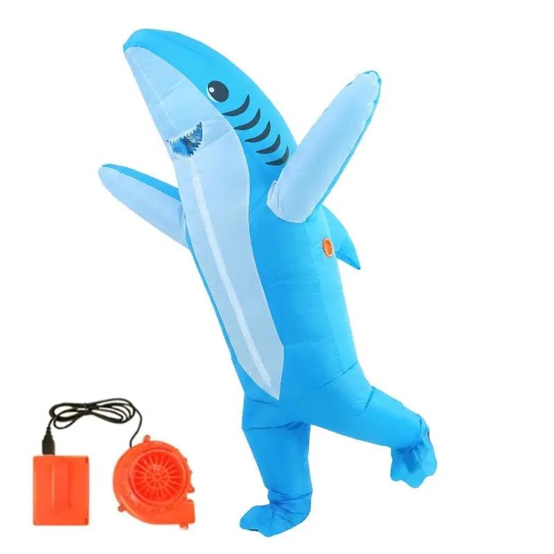  Adult Blue Shark Inflatable Costume For Halloween Fun -  ToylandEU™