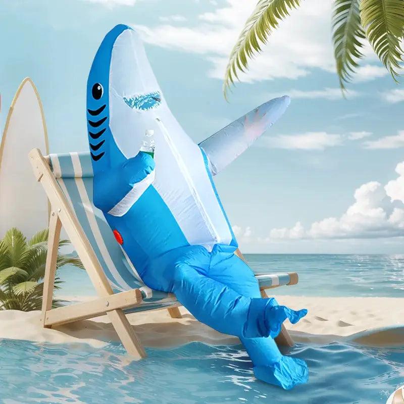  Inflatable Shark Costume Two Sizes Cute Standing Design -  ToylandEU™