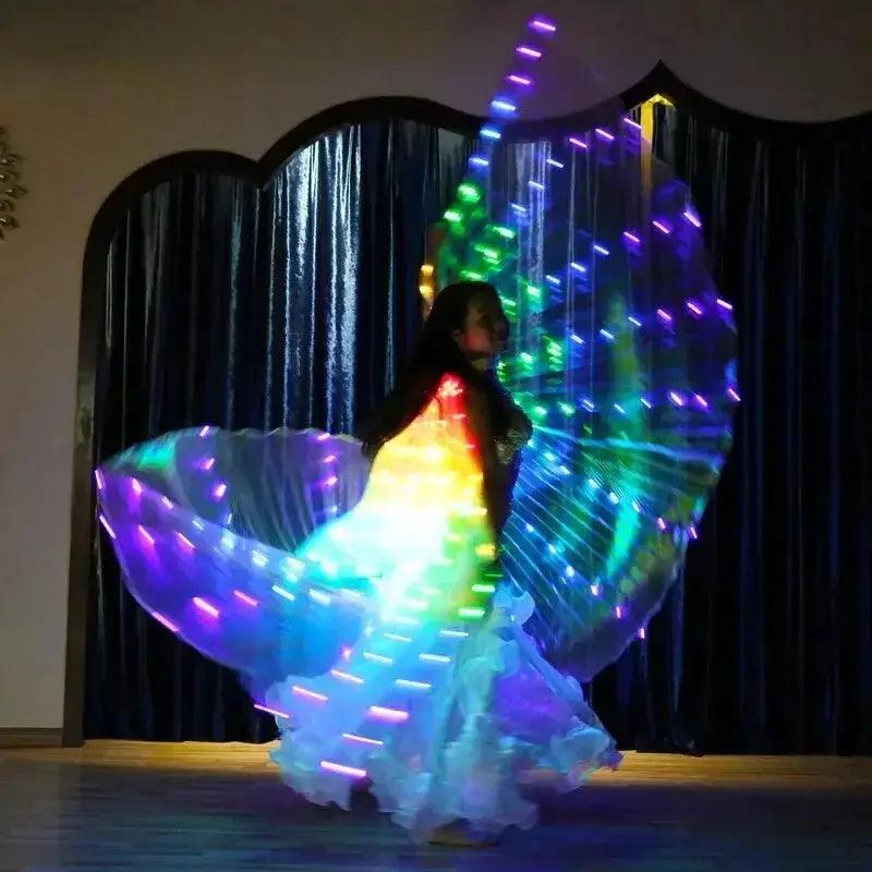  LED Belly Dance Wings Costume With Luminous Lights -  ToylandEU™