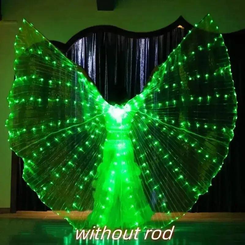  LED Belly Dance Wings Costume With Luminous Lights -  ToylandEU™