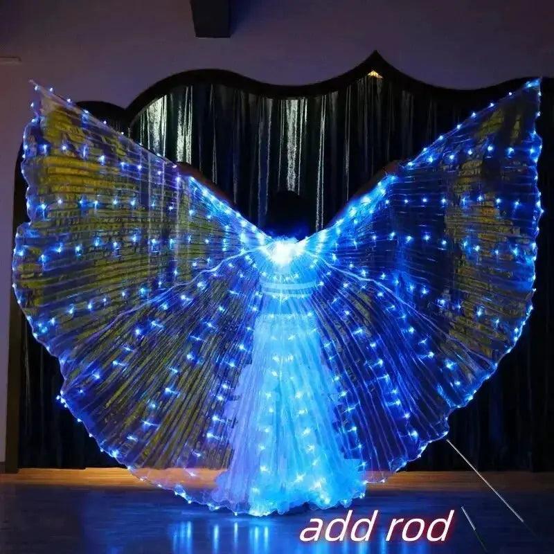  LED Belly Dance Wings Costume With Luminous Lights -  ToylandEU™