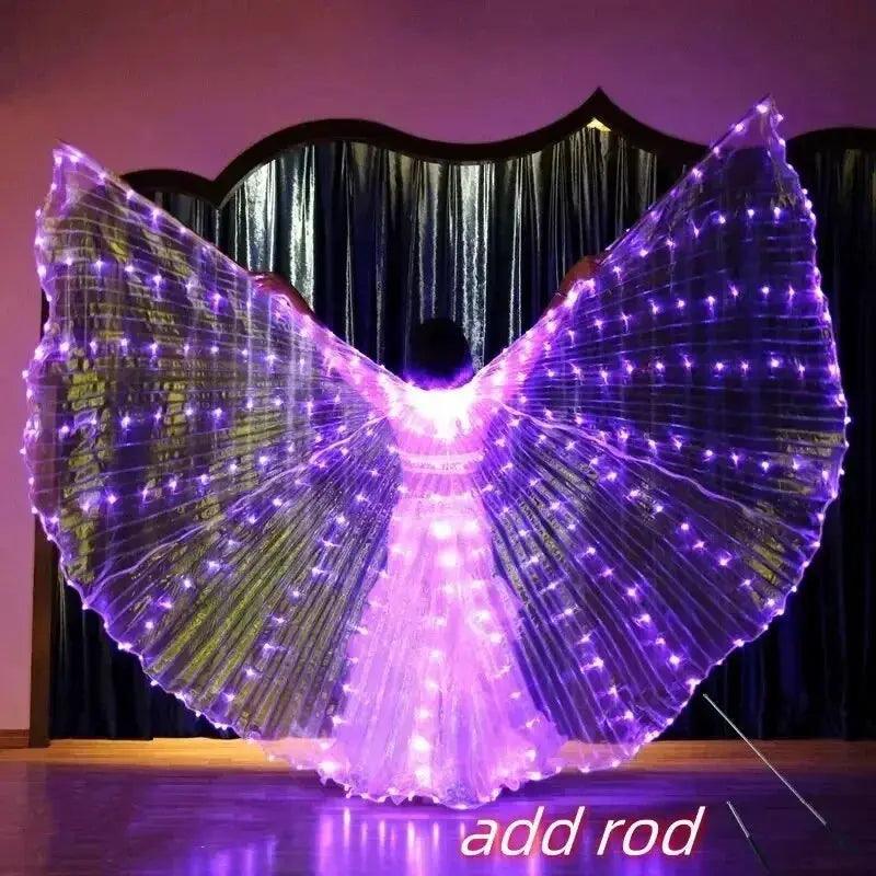  LED Belly Dance Wings Costume With Luminous Lights -  ToylandEU™