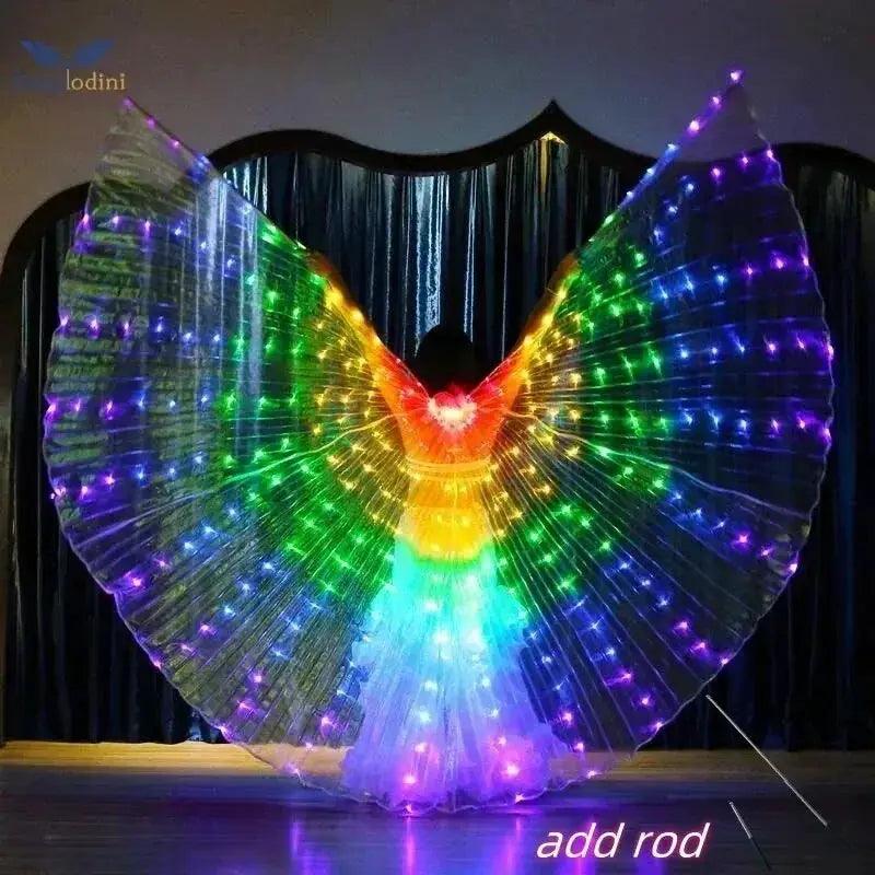  LED Belly Dance Wings Costume With Luminous Lights -  ToylandEU™