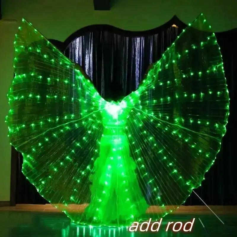  LED Belly Dance Wings Costume With Luminous Lights -  ToylandEU™