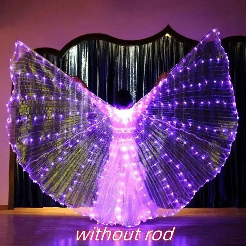  LED Belly Dance Wings Costume With Luminous Lights -  ToylandEU™