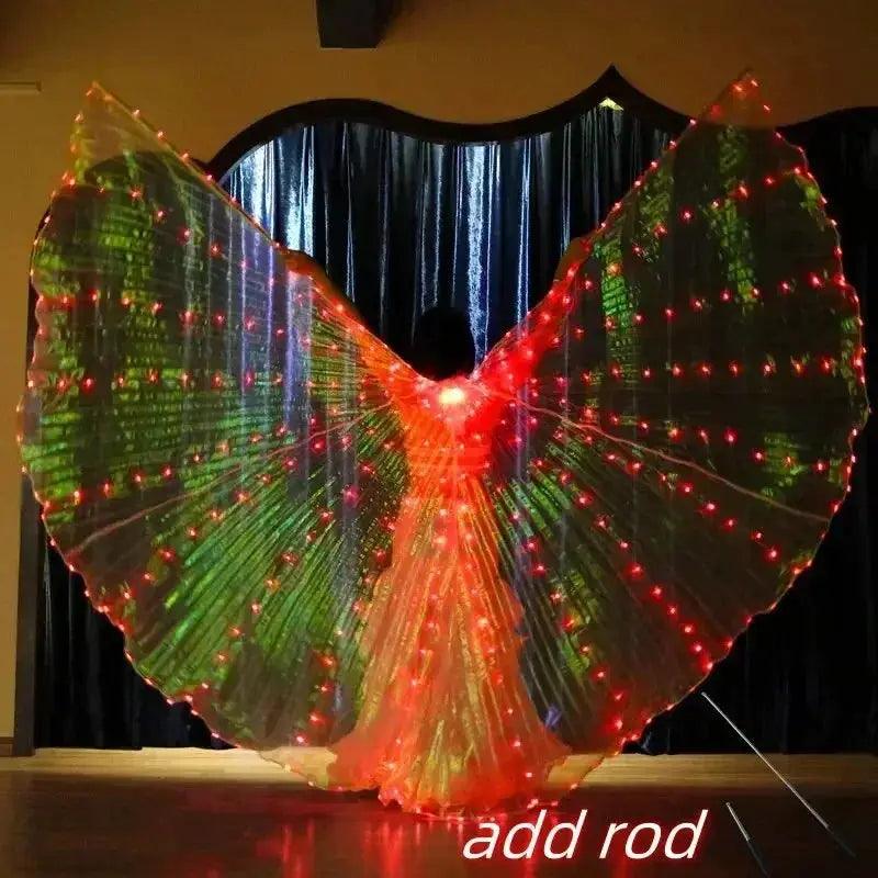  LED Belly Dance Wings Costume With Luminous Lights -  ToylandEU™