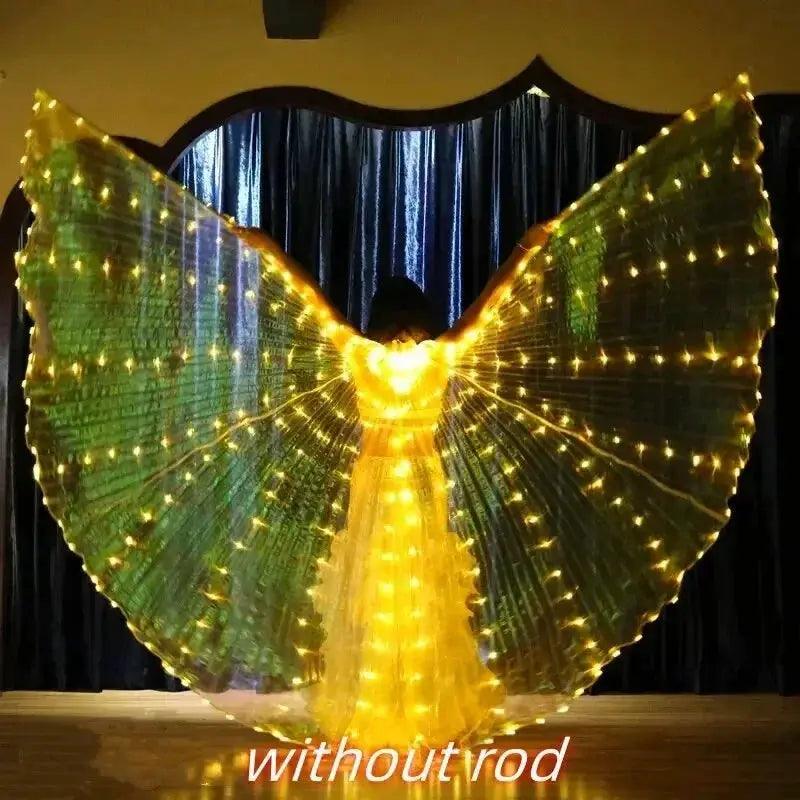  LED Belly Dance Wings Costume With Luminous Lights -  ToylandEU™