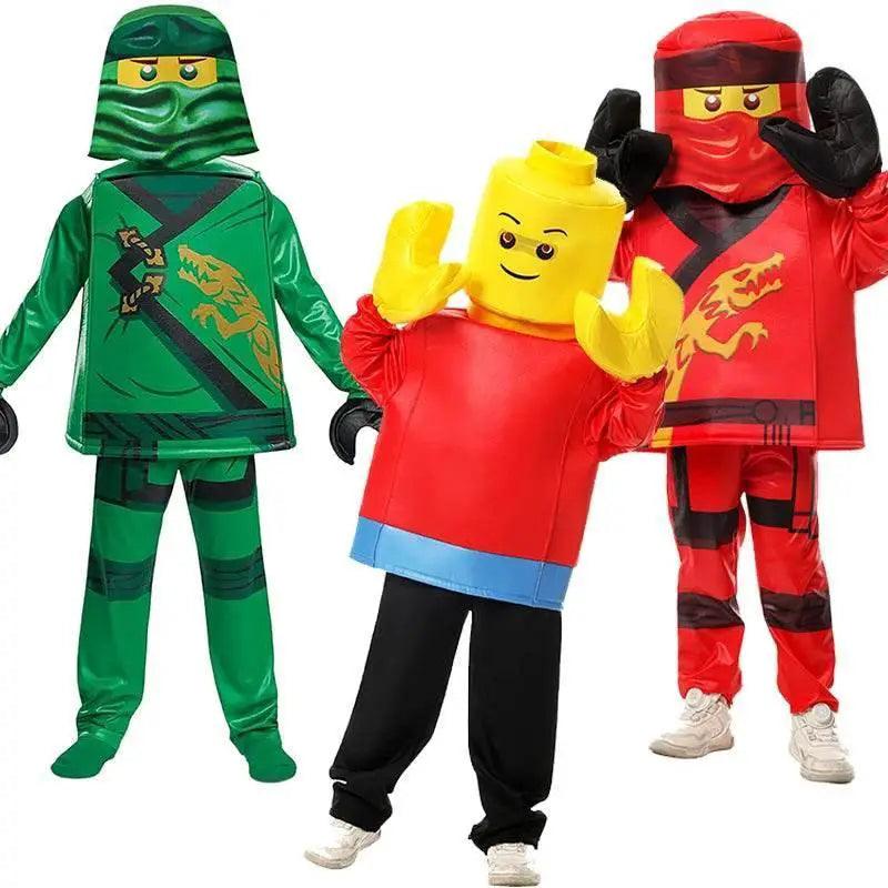  Ninja Hero Costume Kit for Kids - Halloween Kai & Lloyd Costume Set -  ToylandEU™