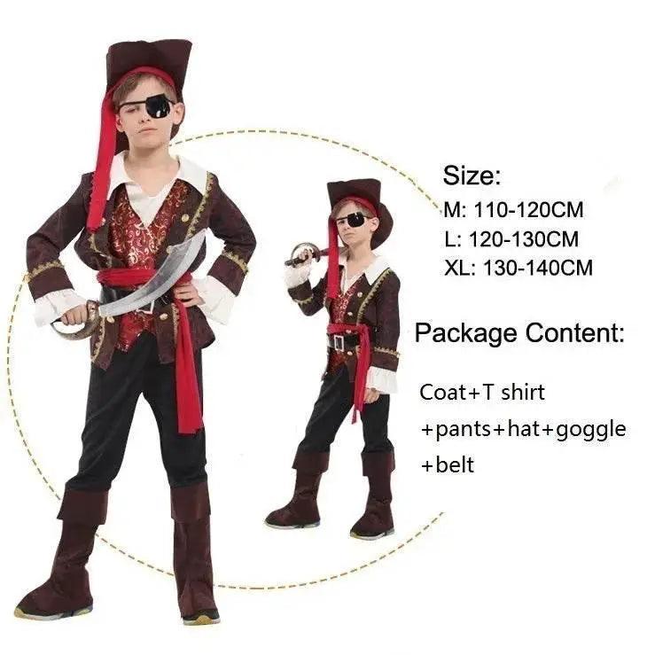  Unisex Kids Pirate Costume Set for Halloween & Carnival Fun -  ToylandEU™