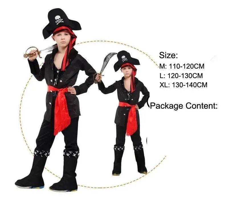  Unisex Kids Pirate Costume Set for Halloween & Carnival Fun -  ToylandEU™