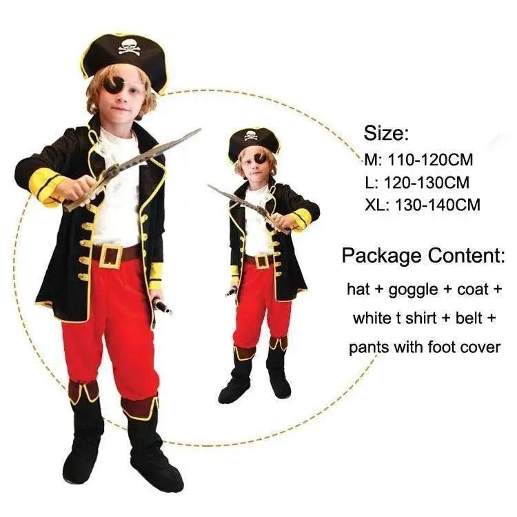  Unisex Kids Pirate Costume Set for Halloween & Carnival Fun -  ToylandEU™