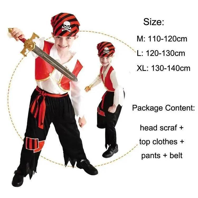  Unisex Kids Pirate Costume Set for Halloween & Carnival Fun -  ToylandEU™