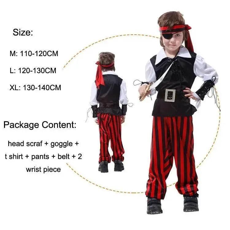  Unisex Kids Pirate Costume Set for Halloween & Carnival Fun -  ToylandEU™