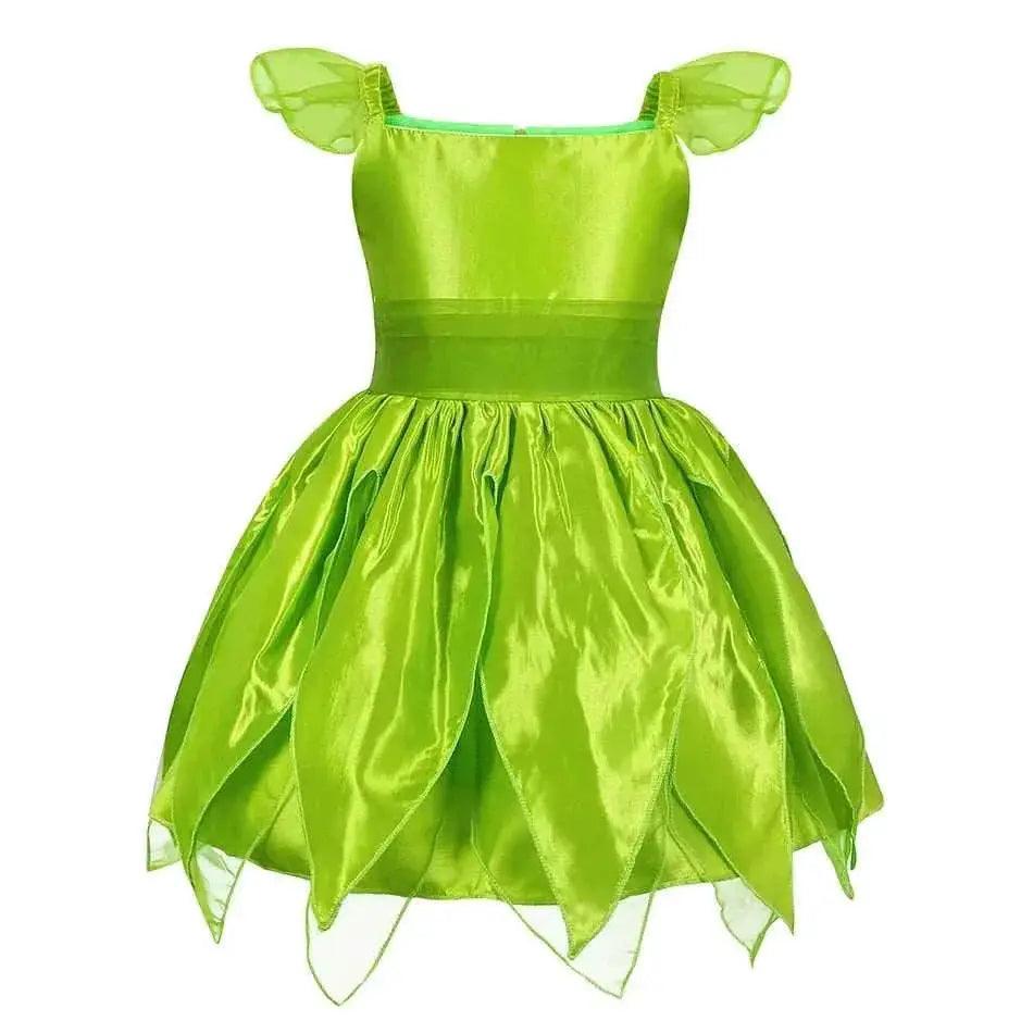  Magical Tinkerbell & Tiana Fairy Princess Dress with Wings for Girls -  ToylandEU™