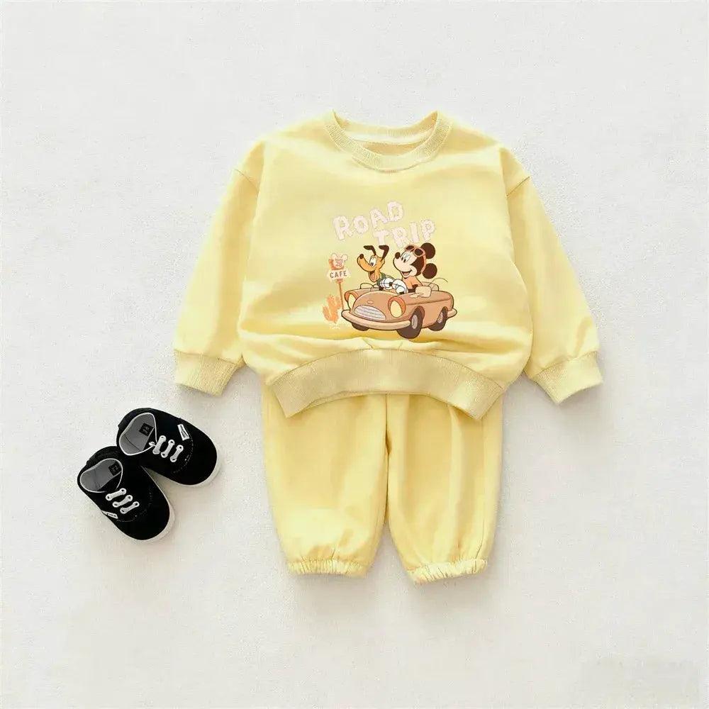  Cotton 4 To 6Y Unisex Two Piece Pullover Set Round Neck -  ToylandEU™
