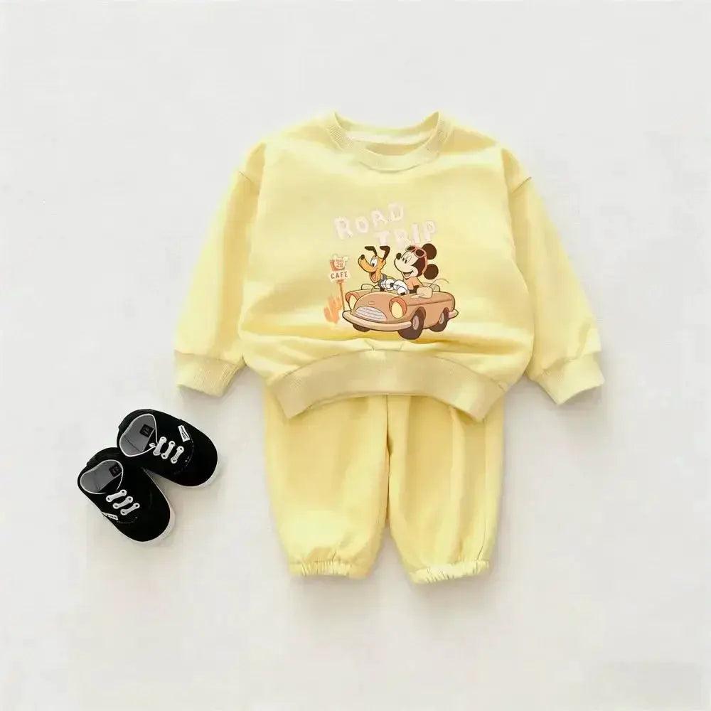  Cotton 4 To 6Y Unisex Two Piece Pullover Set Round Neck -  ToylandEU™
