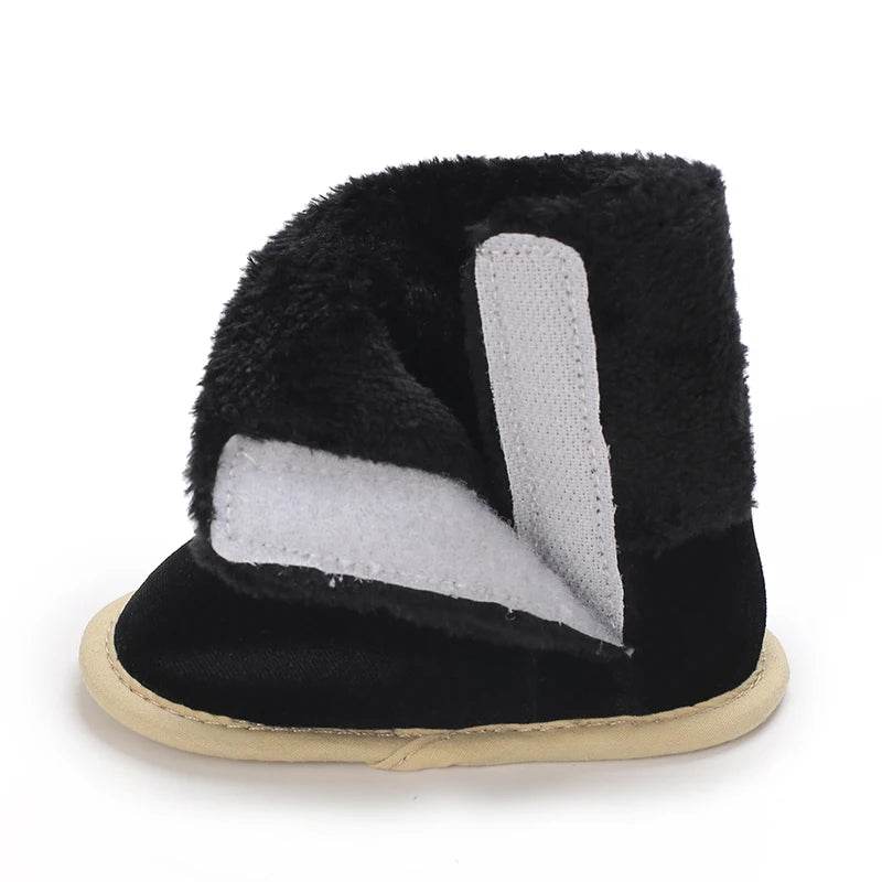 Cotton Baby Girl Bow Boots - Soft and Fluffy Winter Preschool Footwear (0-18 Months) - ToylandEU