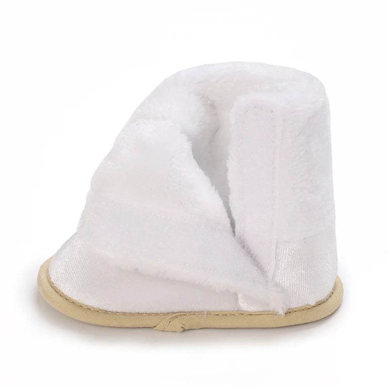 Cotton Baby Girl Bow Boots - Soft and Fluffy Winter Preschool Footwear (0-18 Months) - ToylandEU