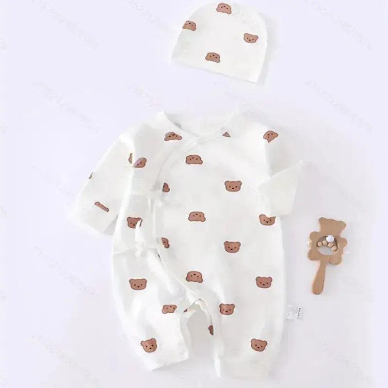  Cotton Baby Romper Bear Hat For Newborn-HenanChoice -  ToylandEU™