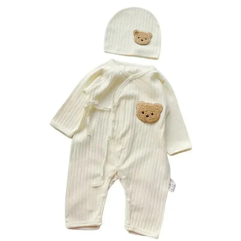  Cotton Baby Romper Bear Hat For Newborn-HenanChoice -  ToylandEU™