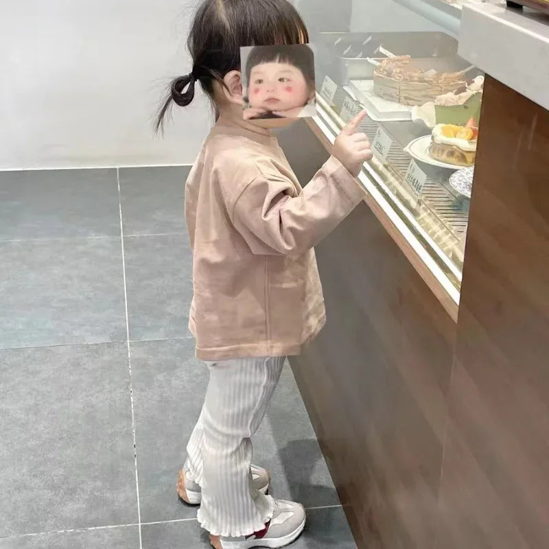 Cotton Baby Trousers Elastic Waist Slim Fit Summer - ToylandEU