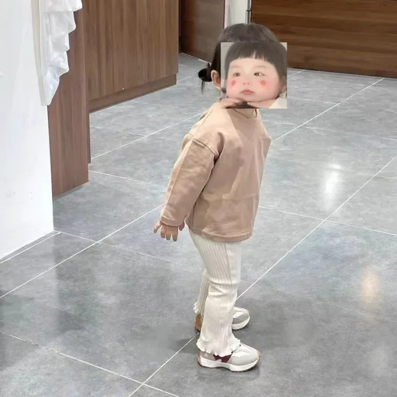 Cotton Baby Trousers Elastic Waist Slim Fit Summer - ToylandEU