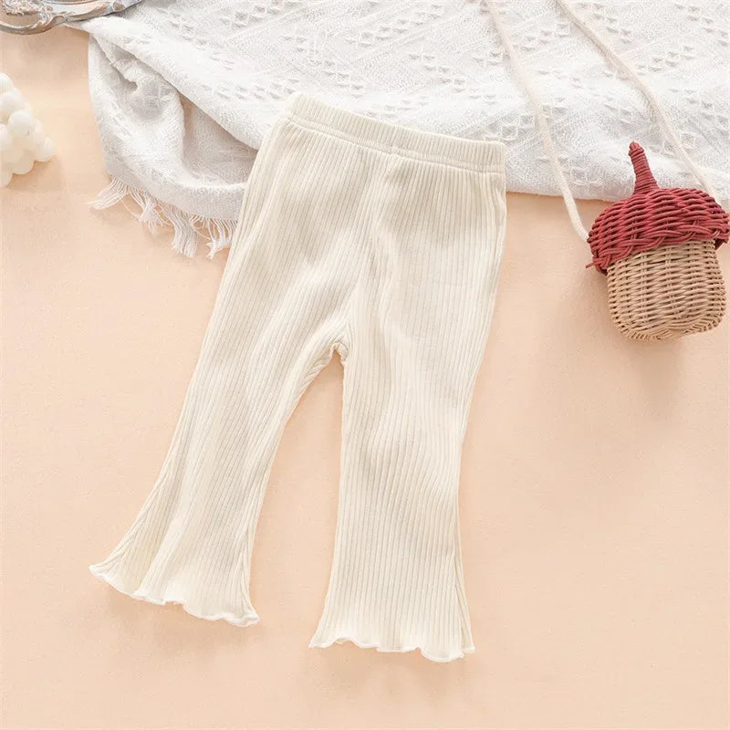 Cotton Baby Trousers Elastic Waist Slim Fit Summer - ToylandEU