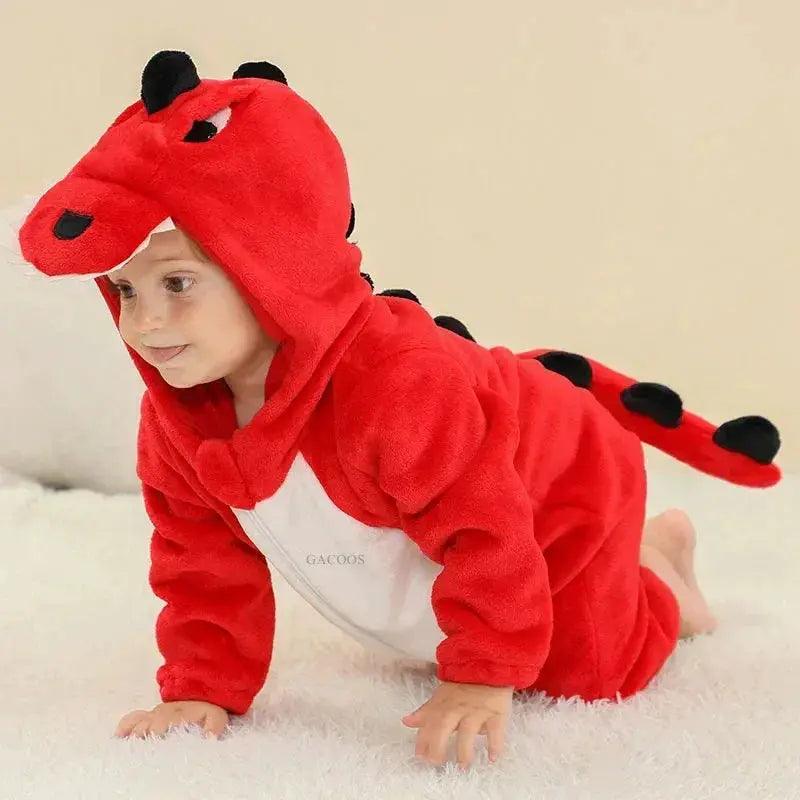  Cotton Hooded Baby Romper Zippered Unisex Sleepwear -  ToylandEU™