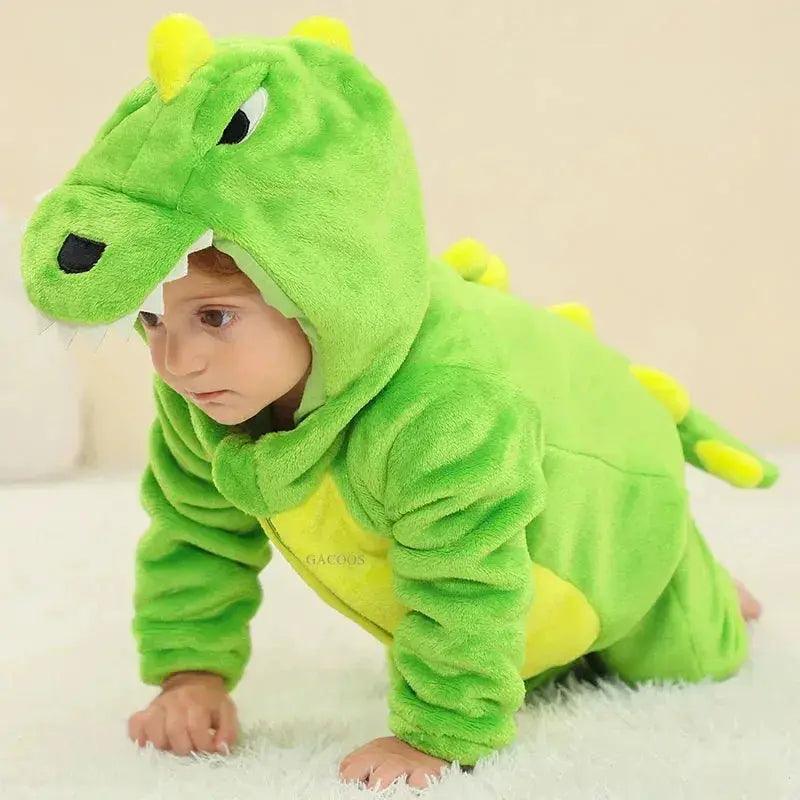  Cotton Hooded Baby Romper Zippered Unisex Sleepwear -  ToylandEU™