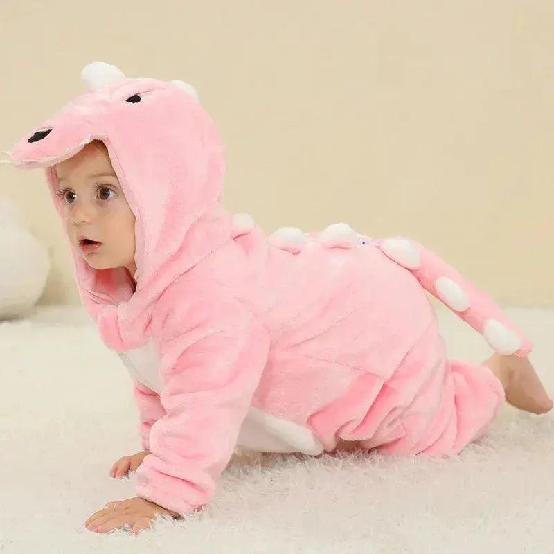  Cotton Hooded Baby Romper Zippered Unisex Sleepwear -  ToylandEU™