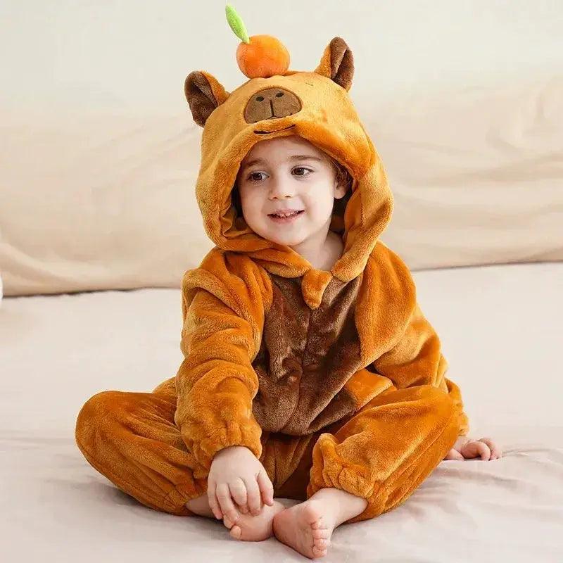  Cotton Hooded Baby Romper Zippered Unisex Sleepwear -  ToylandEU™