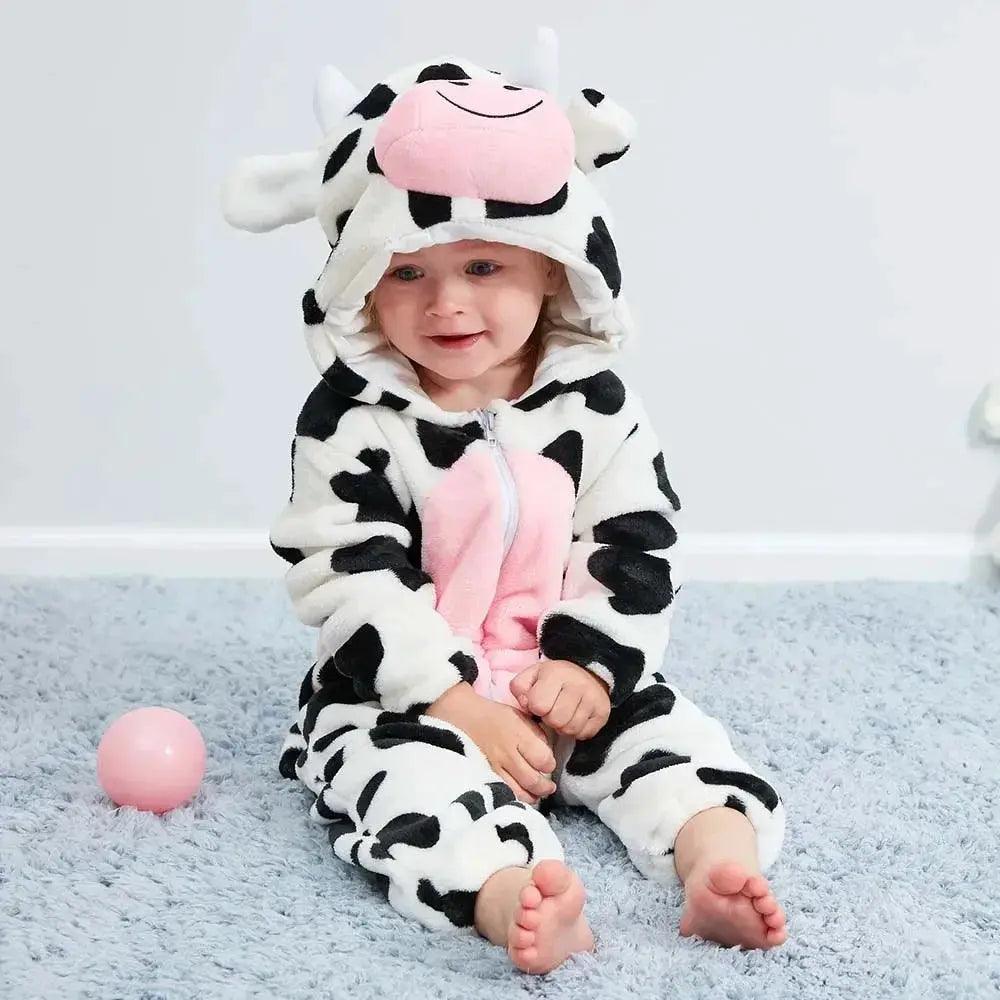 Cotton Hooded Baby Romper Zippered Unisex Sleepwear -  ToylandEU™
