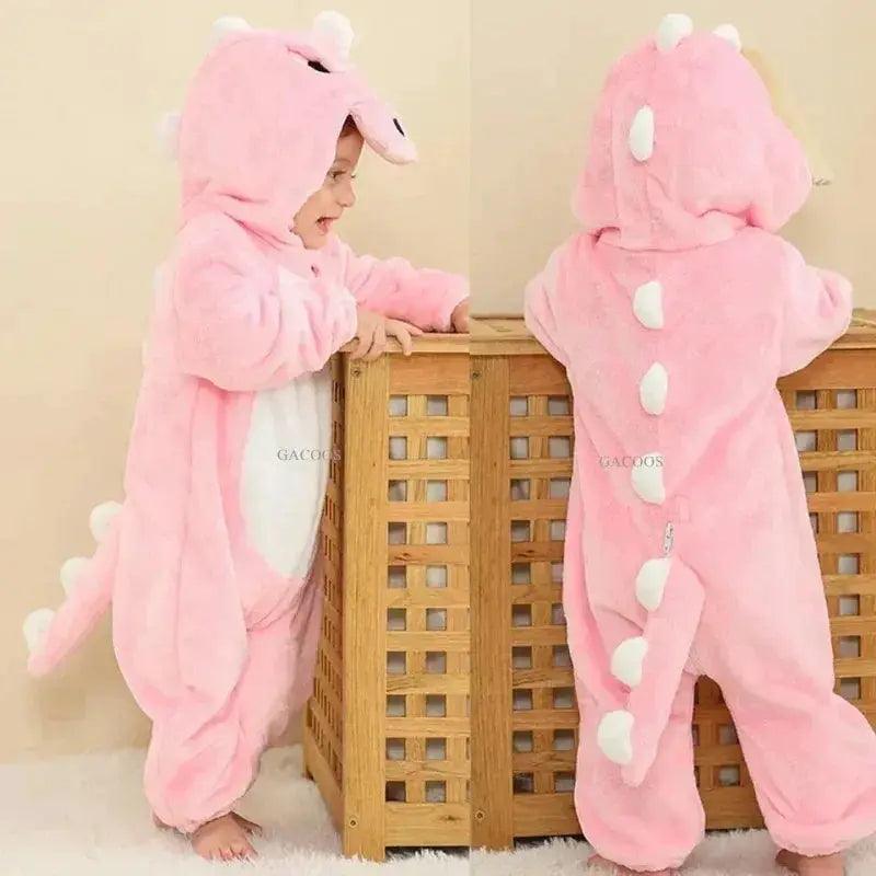  Cotton Hooded Baby Romper Zippered Unisex Sleepwear -  ToylandEU™