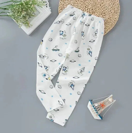 Cotton Kids Pajama Pants Cartoon Sleepwear For Boys And Girls - ToylandEU