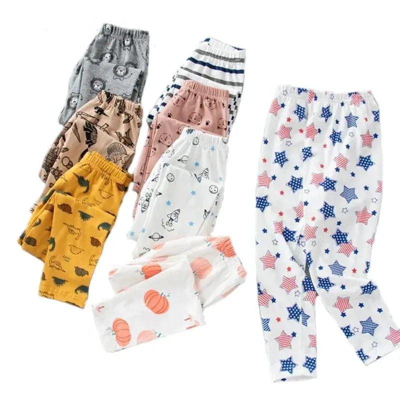  Cotton Kids Pajama Pants Cartoon Sleepwear Unisex -  ToylandEU™