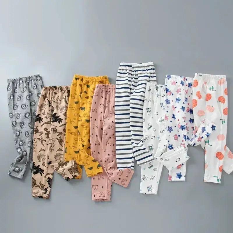  Cotton Kids Pajama Pants Cartoon Sleepwear Unisex -  ToylandEU™
