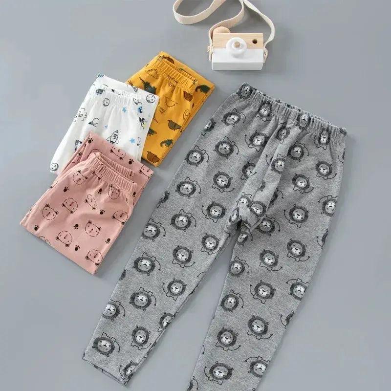  Cotton Kids Pajama Pants Cartoon Sleepwear Unisex -  ToylandEU™