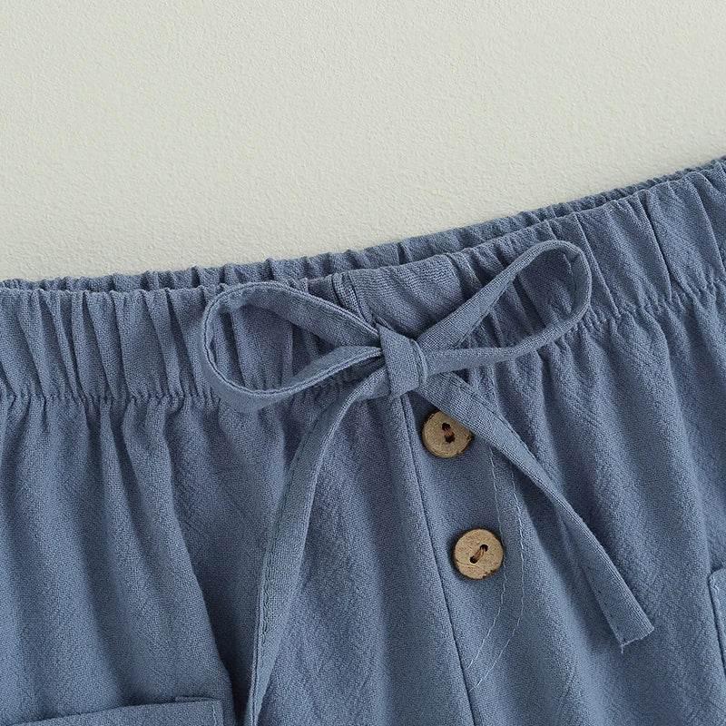  Cotton Linen Casual Baby Pants for Toddler Boys Girls -  ToylandEU™