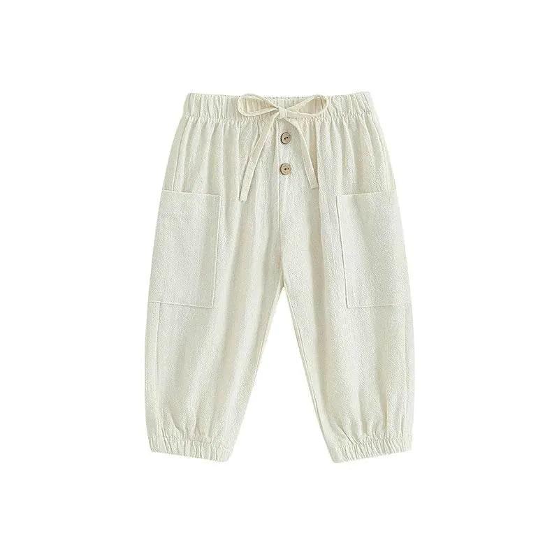  Cotton Linen Casual Baby Pants for Toddler Boys Girls -  ToylandEU™