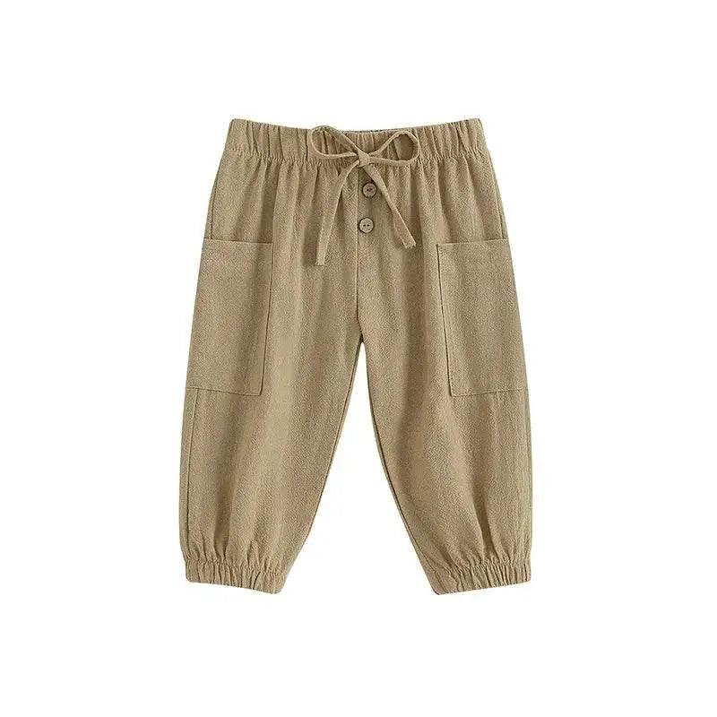  Cotton Linen Casual Baby Pants for Toddler Boys Girls -  ToylandEU™