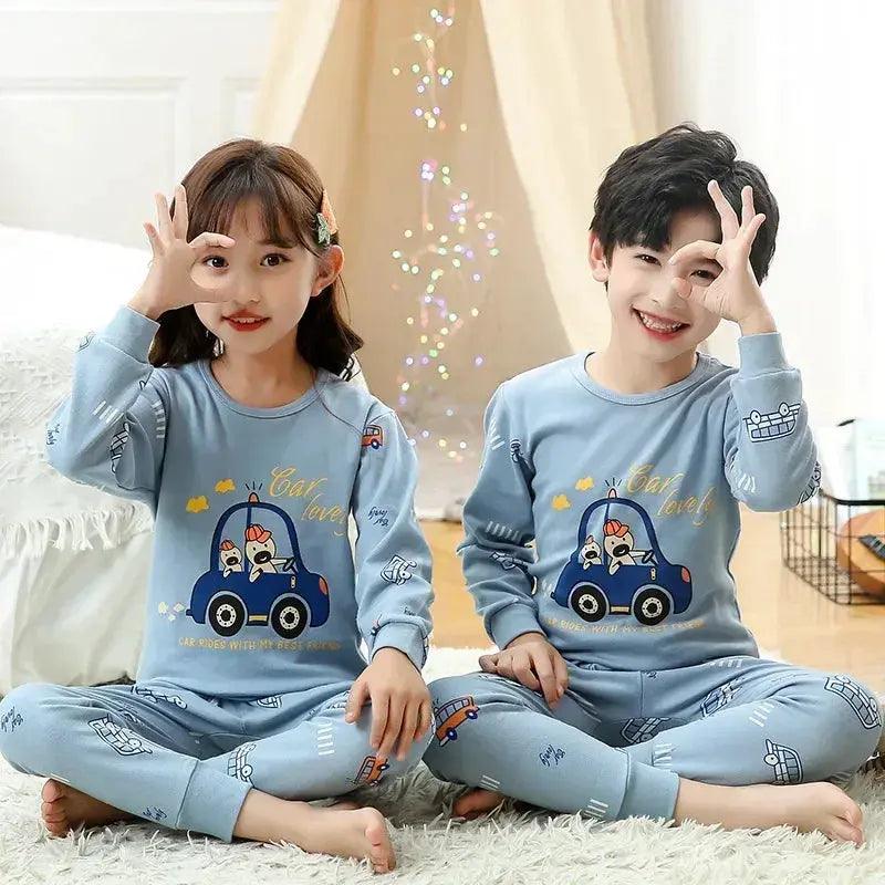  Cotton Pajamas Sets For Kids Unisex Cozy Winter -  ToylandEU™