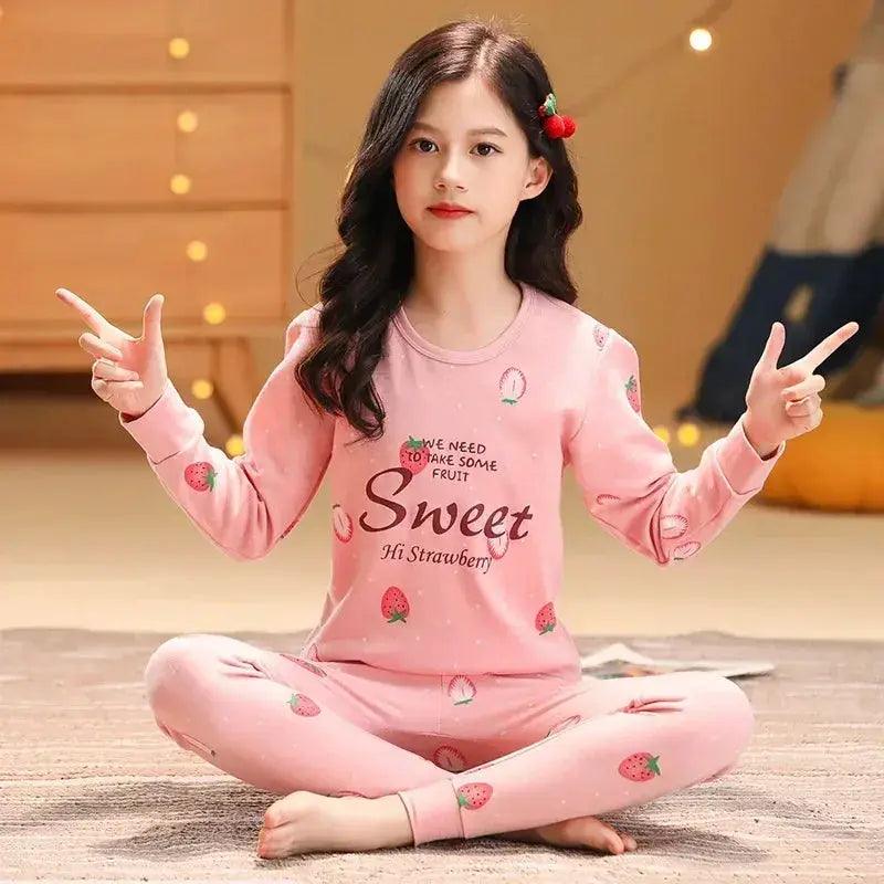  Cotton Pajamas Sets For Kids Unisex Cozy Winter -  ToylandEU™