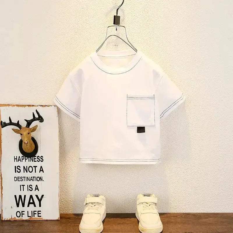  Cotton Poly Kids 2pc Set 1-3Y Short Sleeve Top Pants -  ToylandEU™