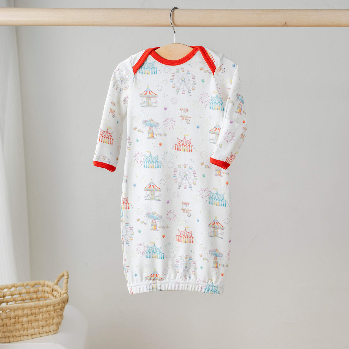 Carnival Print Kids Pajama Set | Organic Cotton | Breathable Fabric